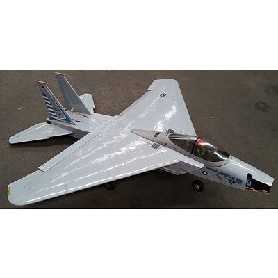 F-15 Eagle radio controlled model jet