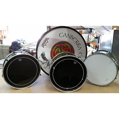 Set of 4 Marching Band Drums