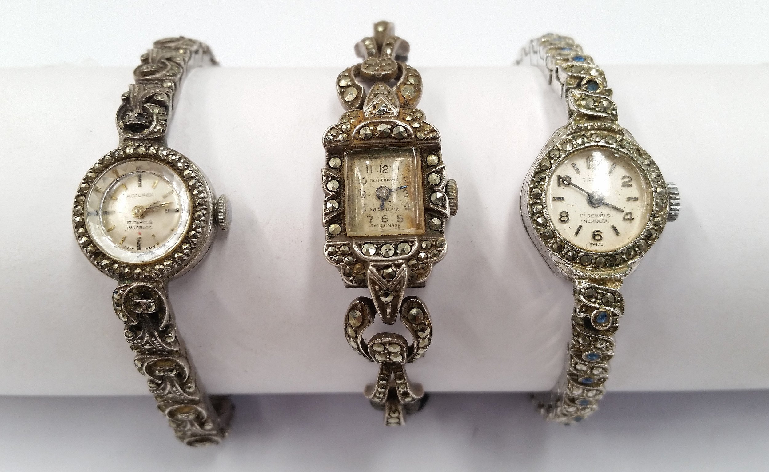 marcasite watch vintage