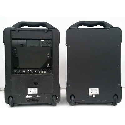 Mipro MA-707 100 Watt Wireless Amplifier Speaker Set and Accessories