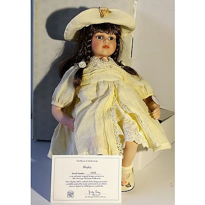 The Heritage Heirloom Collection Limited Edition Porcelain Doll - Harley - 433 of 5000 - RRP=$215.00