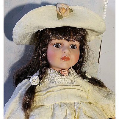 The Heritage Heirloom Collection Limited Edition Porcelain Doll - Harley - 433 of 5000 - RRP=$215.00