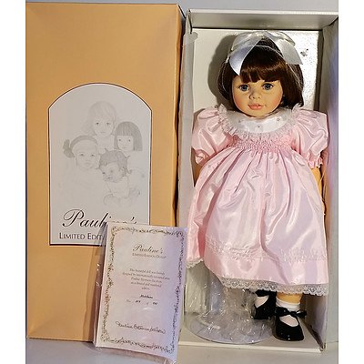 Pauline's Limited Edition Porcelain Dolls - Madeleine- 209  of 950 - RRP=$250.00