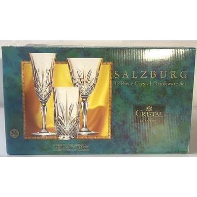 Salzburg 12 Piece crystal Drinkware Set