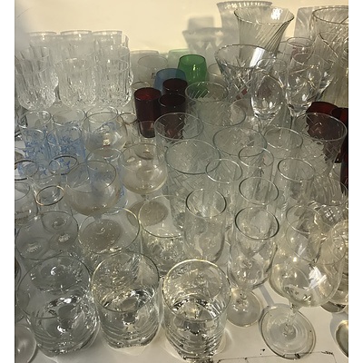 Bulk lot of assorted Glassware and Crystal