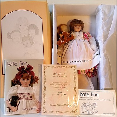 Pauline's Limited Edition Porcelain Dolls - Valerie - 596  of 1500 - RRP=$250.00