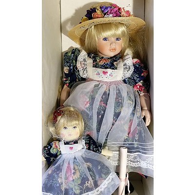 Pauline's Limited Edition Porcelain Dolls - Erika Anne - 326 of 950 - RRP=$250.00