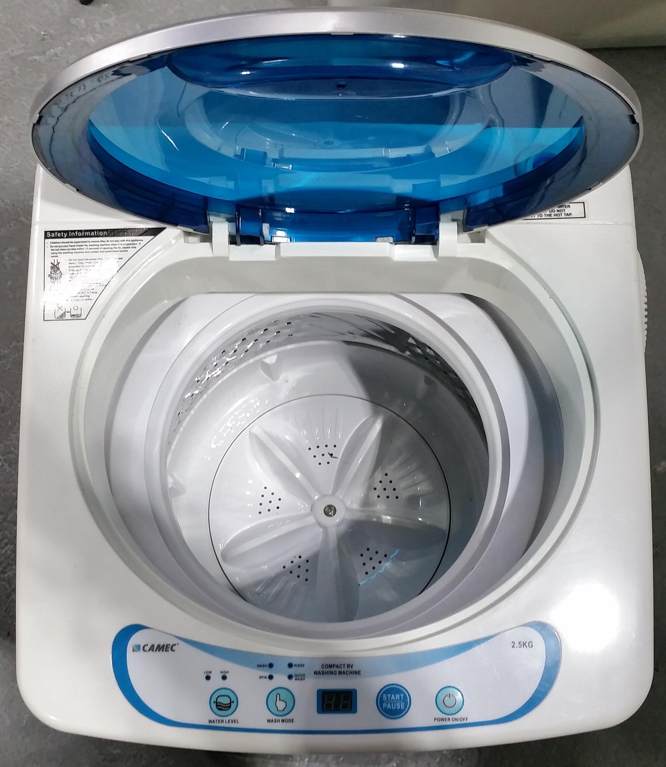 Camec 2.5 TopLoader Washing Machine Lot 1013166 ALLBIDS