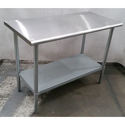 Commercial Stainless Steel Bench