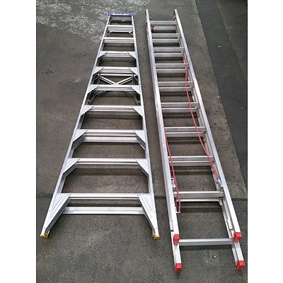 Lot of Two Ladders