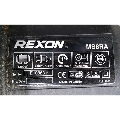 Rexon MS-8RA Mitre Saw with Bench