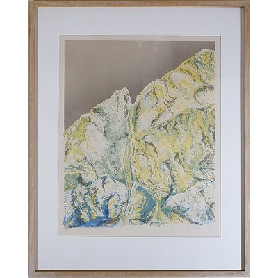Louise Saw, Hanging Rock, Colour Lithograph 