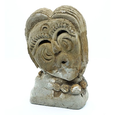 I Wayan Cemul (Balinese) Carved Volcanic Stone Sculpture
