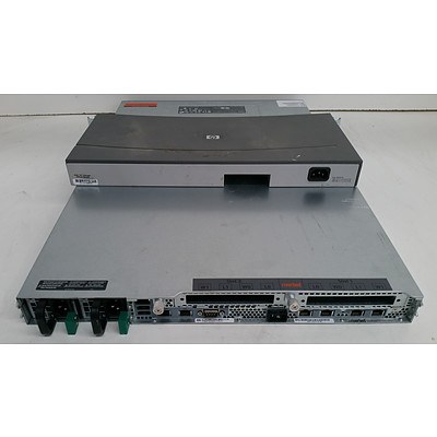 Riverbed 1UACA Enterprise 1RU Server & HP ProCurve 2524 24-Port Switch
