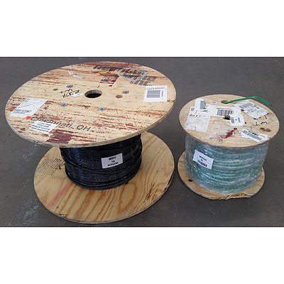 2 Spools of Copper Cable