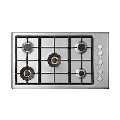 Fisher and Paykel 90cm Gas on Steel Cooktop with Wok = RRP=$460.00