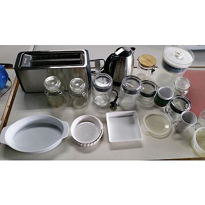 Bulk Lot of Assorted Kitchen Wares and other Essentials