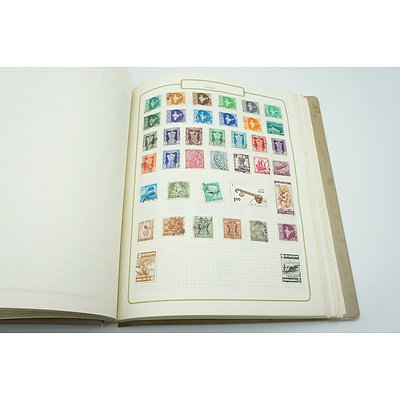 Large Collection of Stamps Including Stamps from Australia, Indonesia and Various First Day Issues