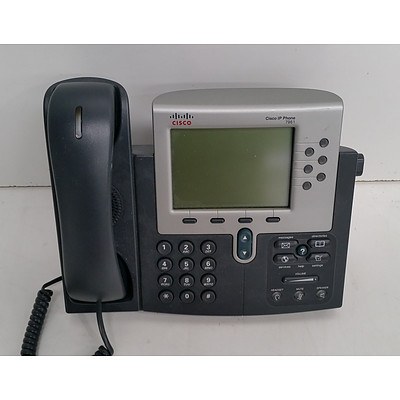 Cisco IP Phone 7960/7961 Series Office Phones - Lot of Nine