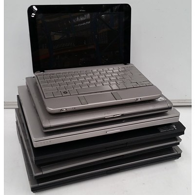 Dell & Hp Laptops - Lot of 6