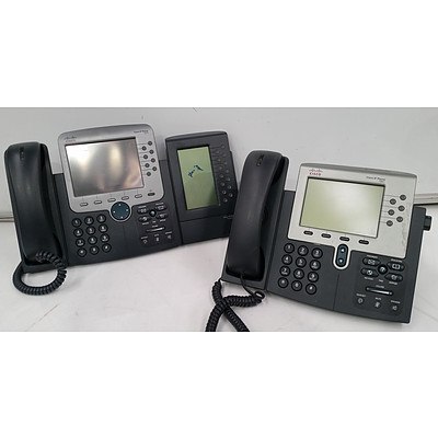 Cisco 7961 & 7970 IP Office Phones - Lot of 11