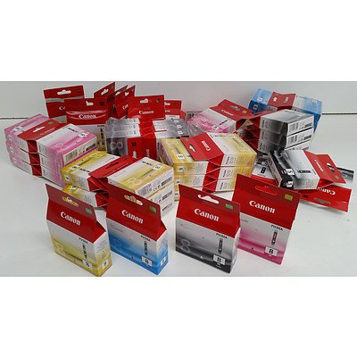 Canon Pixma 8 & 5 Injet Cartridges - RRP Over $2,000 - Brand New
