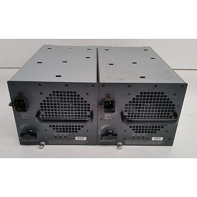 Cisco Catalyst 6500 Series Network Chassis 2500W Power Supply - Lot of Two