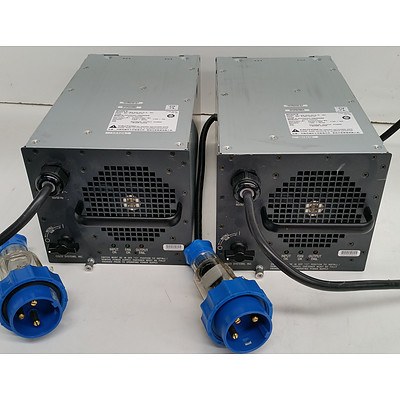 Cisco Catalyst 6500 Series Network Chassis 2500W Power Supply - Lot of Two