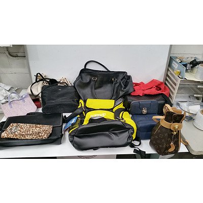 Lot of Brand New Handbags, Backpacks and Purses - RRP $400