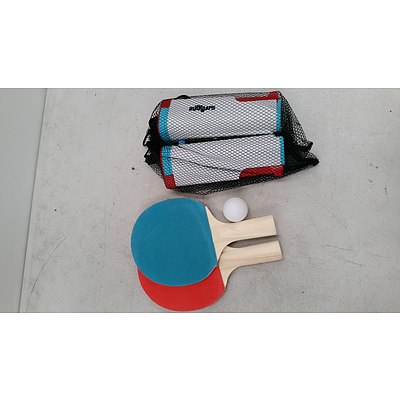 Small Disco Keyboard and Smiggle Portable Table Tennis Set - RRP $50