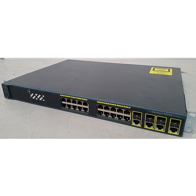 Cisco Catalyst WS-C2960G-24TC-L V03 Managed Switch