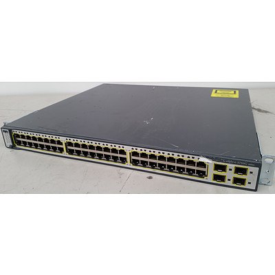Cisco WS-C3750G-48TS-S V04 Gigabit Switch