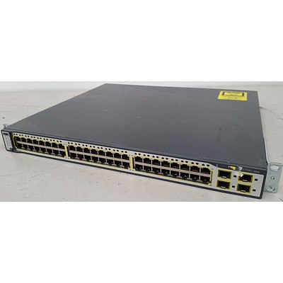 Cisco WS-C3750G-48TS-S V04 Gigabit Switch