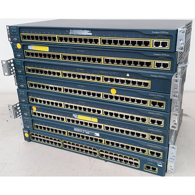 Cisco 2950 Series Switches - Lot of 8