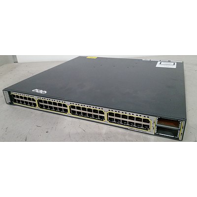 Cisco WS-C3750E-48TD-S V05 Gigabit Switch