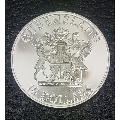 1989 State Series Queensland Commemorative $10 Coin