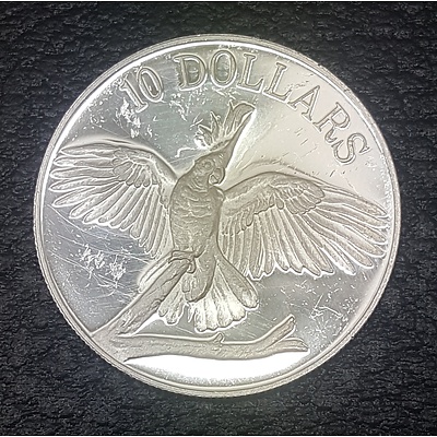 1990 Birds of Australia Cockatoo Commemorative $10 Coin