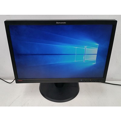 Lenovo ThinkVision LT2252p 22-Inch Widescreen LED-Backlit LCD Monitor - Lot of Three