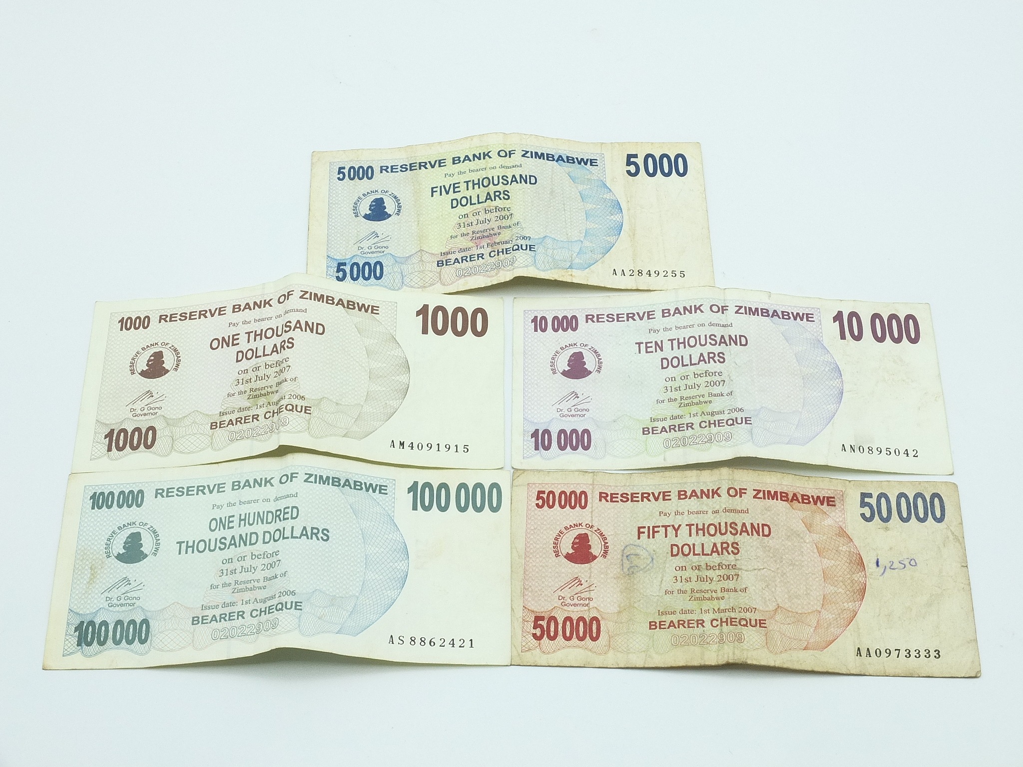 Collection of Zimbabwe Bank Notes Lot 1007343 ALLBIDS