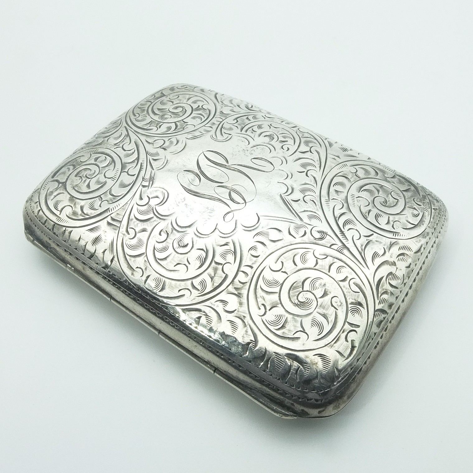 Sterling Silver Cigarette Case - Lot 1007532 | ALLBIDS