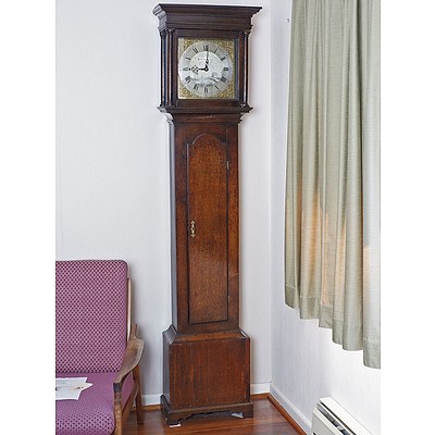 George III Oak Longcase Clock by John Bates of Kettering