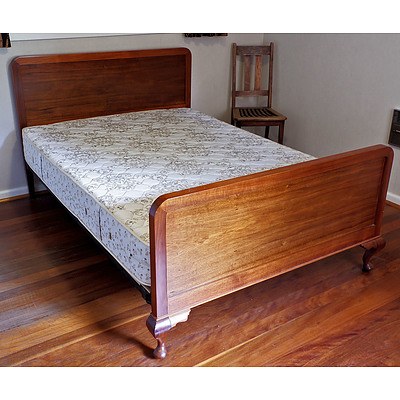Tasmanian Blackwood Double Bed Circa 1950's