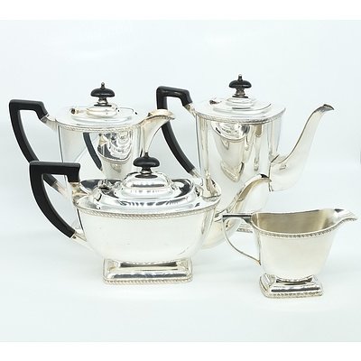 Four Piece Hecworth Reproduction Old Sheffield Tea and Coffee Set