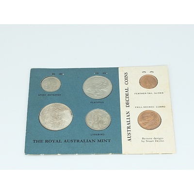 1966 Uncirculated Australian Decimal Coin Set