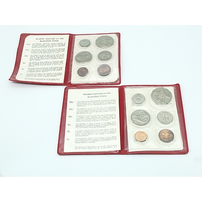 1976 and 1971 RAM Red Wallet Uncirculated Coin Sets