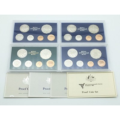 1981 to 1984 Proof Coin Sets