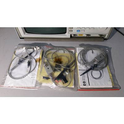 HP 54510A 250MHz 2-Channel Digitazing Oscilloscope with 5 Test Probes