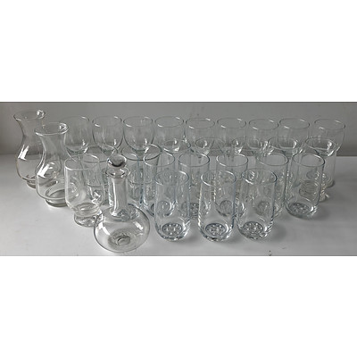 Bulk Lot of Various Glassware, Prints, Kitchenware and Others