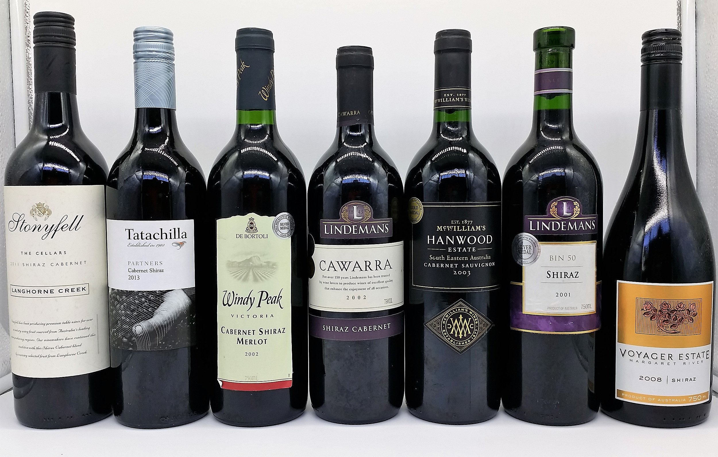 Lot of 7 Mixed Red Wines RRP=240.00 Lot 1007608 ALLBIDS
