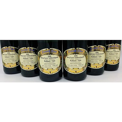Lot of 5 Pieroth Blue 2008 Burg Layer Schlosskapelle Kabinett Nahe = RRP=$100.00